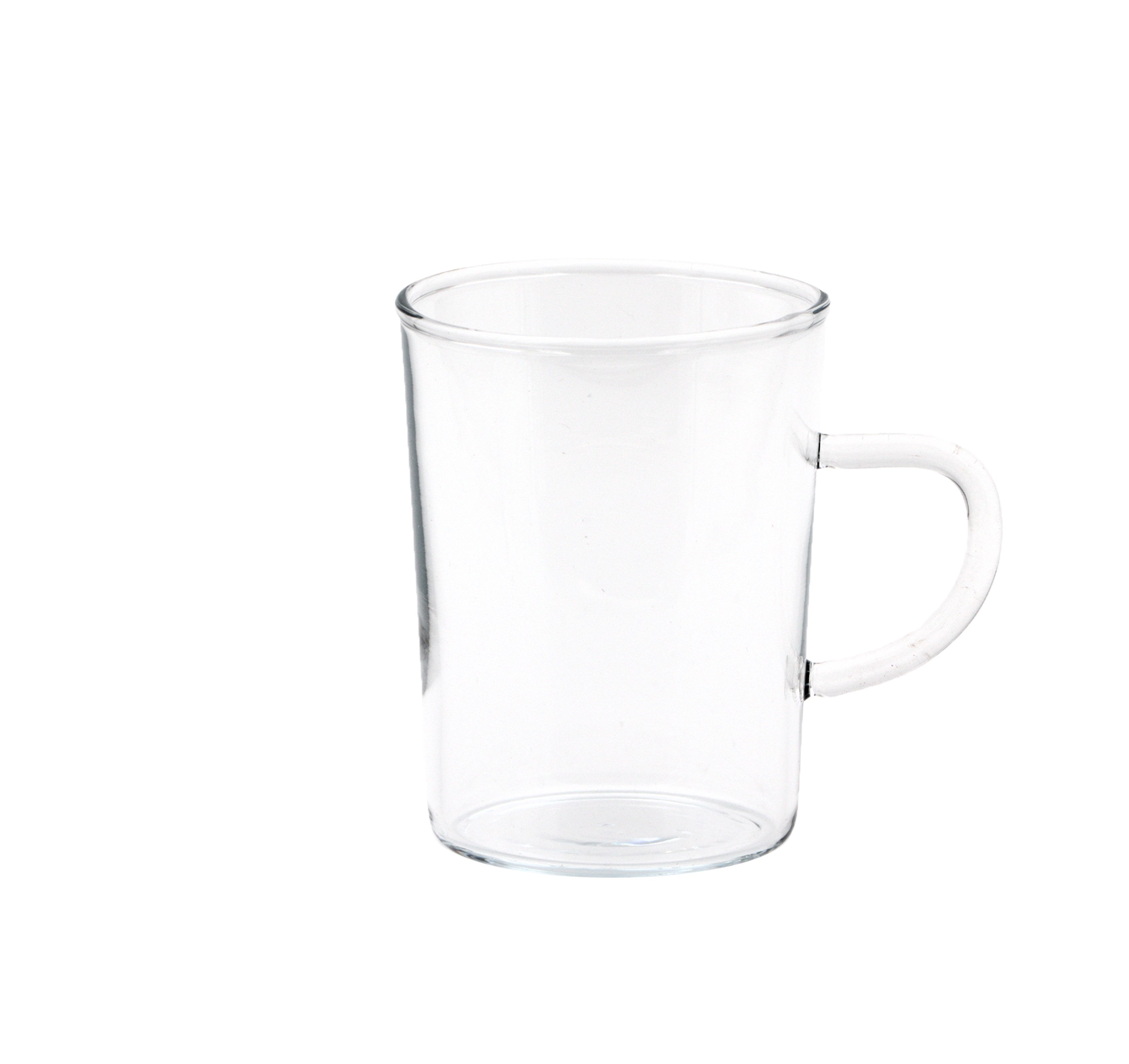 Einfaches Trinkglas mit Henkel (Ein Stück)