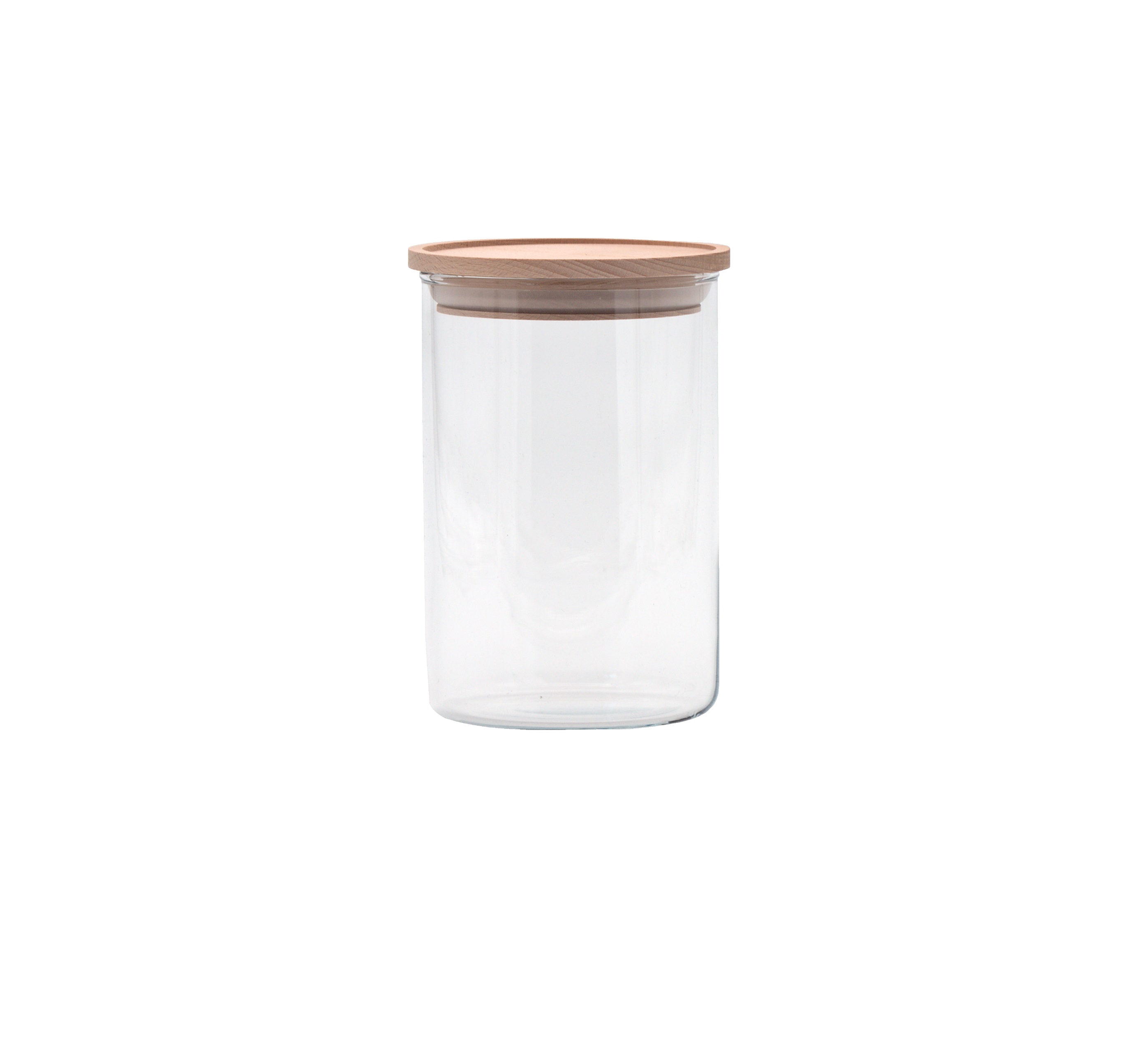 Vorratsglas aus Borosilikatglas mit einer Füllmenge von 1000 ml